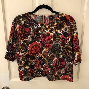 ASOS brand floral oversized top